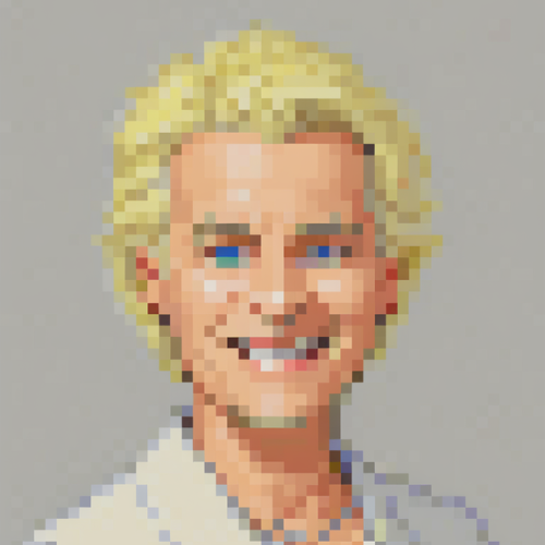 Pixel Art of Ursula Von Der Leyen