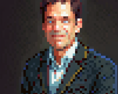 Pixel Art of Alfonso de Angoitia