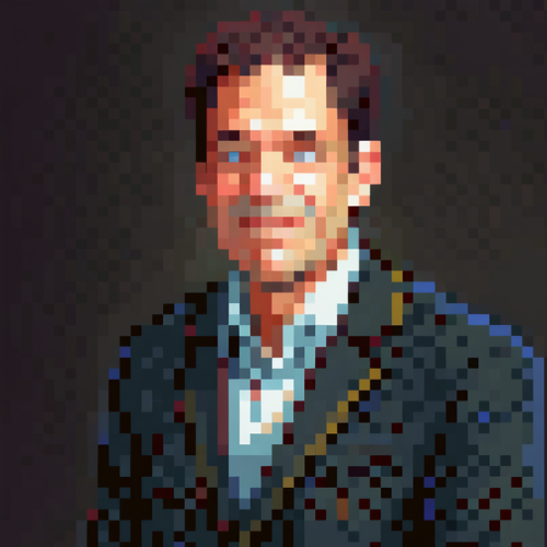 Pixel Art of Alfonso de Angoitia