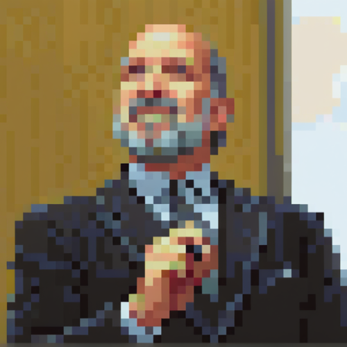 Pixel Art of Howard Lutnick