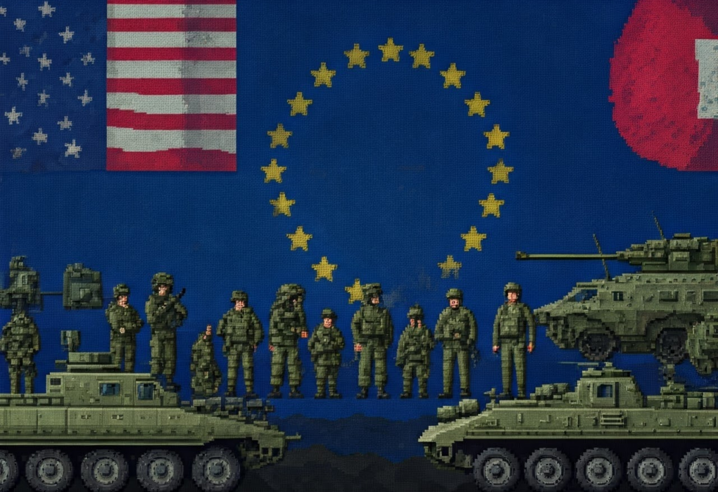 Collage of EU defence elements