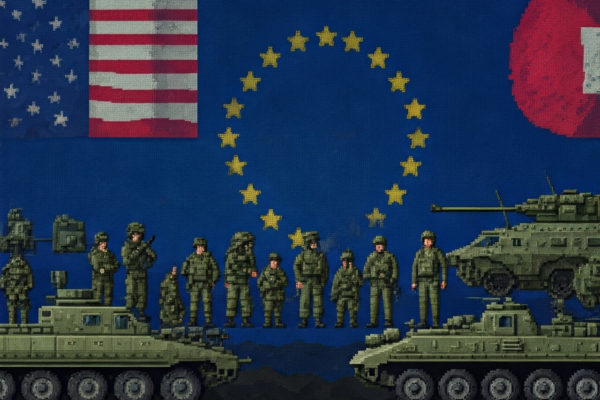 Collage of EU defence elements