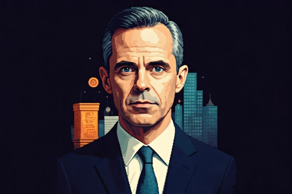 Digital art of Mark Carney