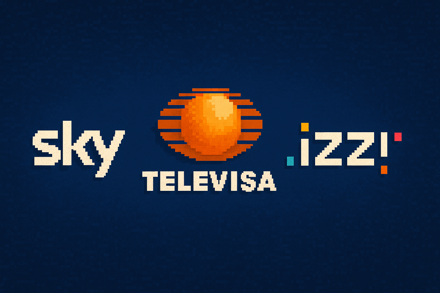 Alfonso de Angoitia televisa and Izzi logos