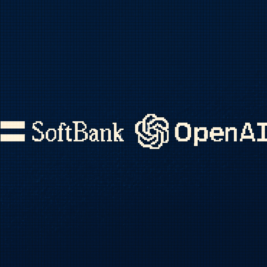 Softbank and OpenAI logos